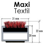 Maxi mit Textil